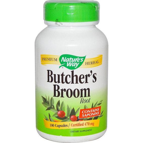 Понтийская хвоя Nature's Way Butcher's Broom Root 470 мг 100 капс. (000002540)