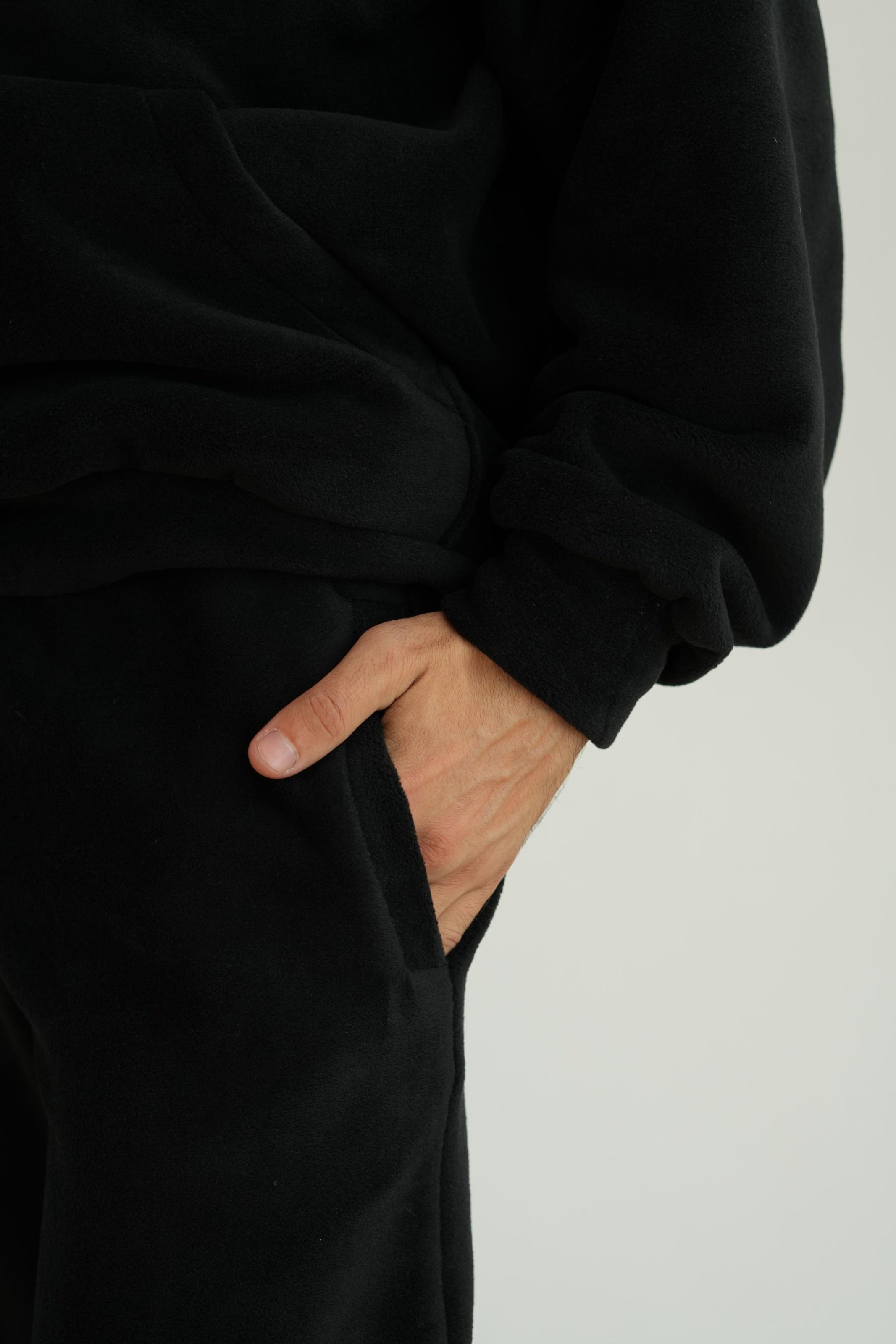 Костюм мужской флисовый BASE 3XL Черный (10201XXXLm) - фото 8