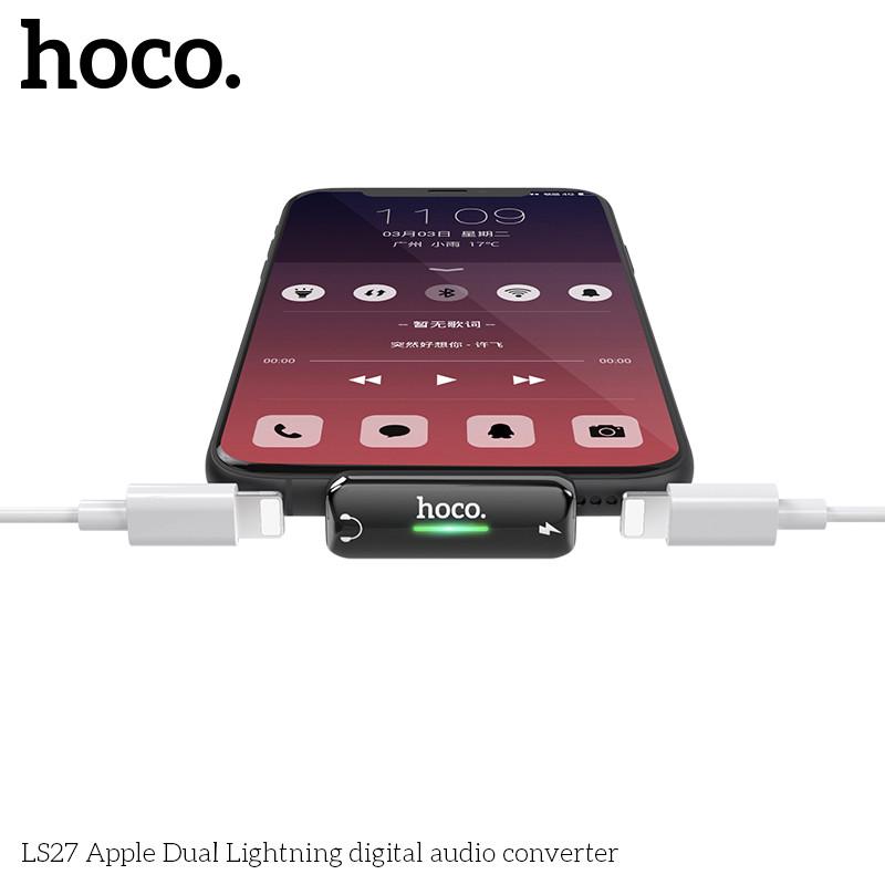 Перехідник HOCO Lightning to Dual Lightning Converter LS27 2A - фото 5