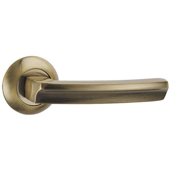 Ручка дверная Punto ALFA TL ABG-6 Зеленая бронза (33023)