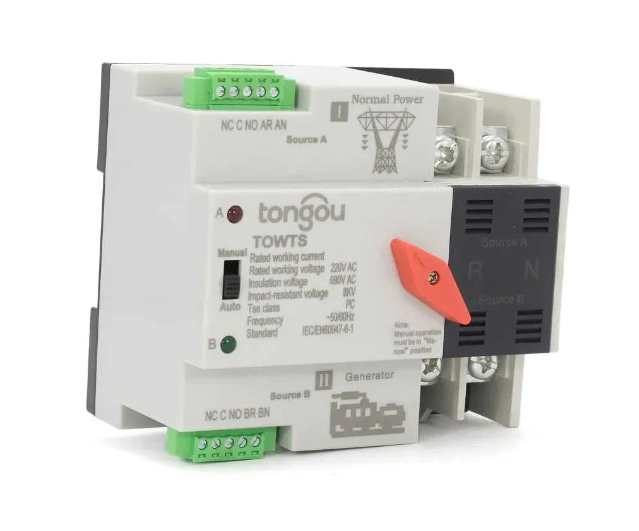 Автомат ввода резерва автоматический Tongou Towts-2/63А однофазный