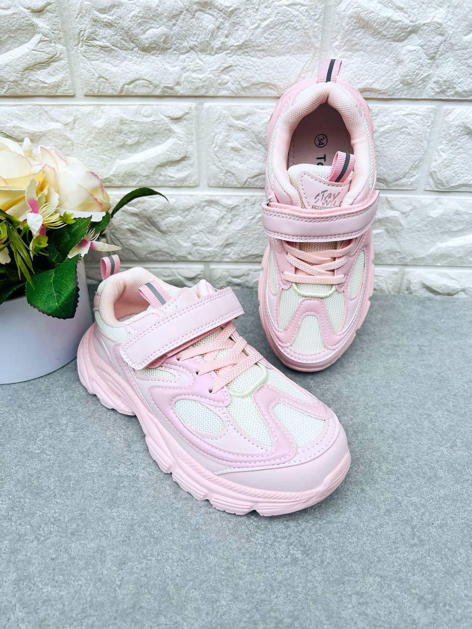 Кроссовки для девочки ТОМ.М 2021 р. 32 19,5 см Розовый (2021)