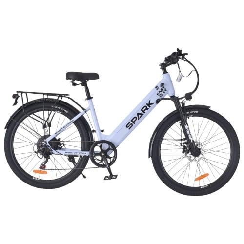 Велосипед с электромотором Spark E-CITY EASY WAY 17" 48V 500W 12,5 Ah Голубой (000239958)