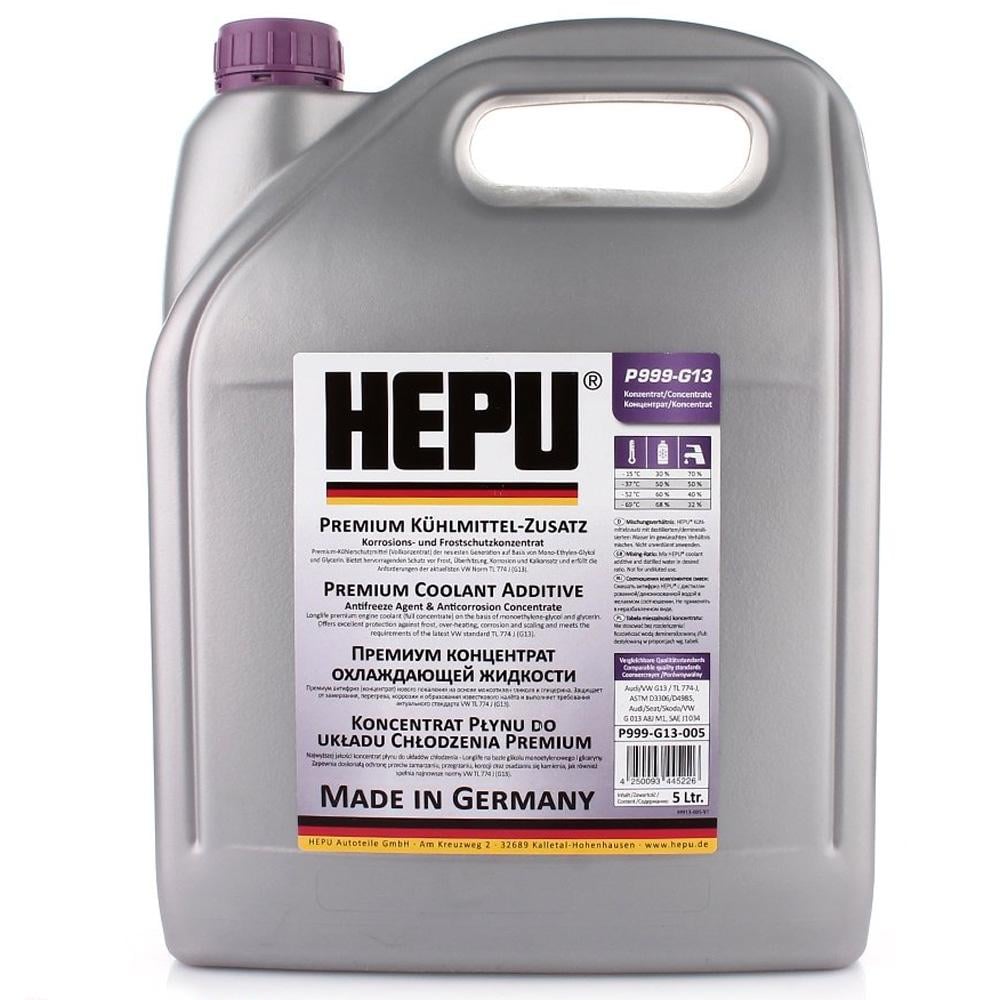 Антифриз Hepu Antifreeze G13 5 л Фиолетовый