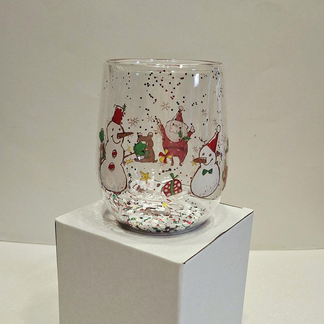 Стакан з подвійного скла Зимове свято-3 300 мл (1749) - фото 1