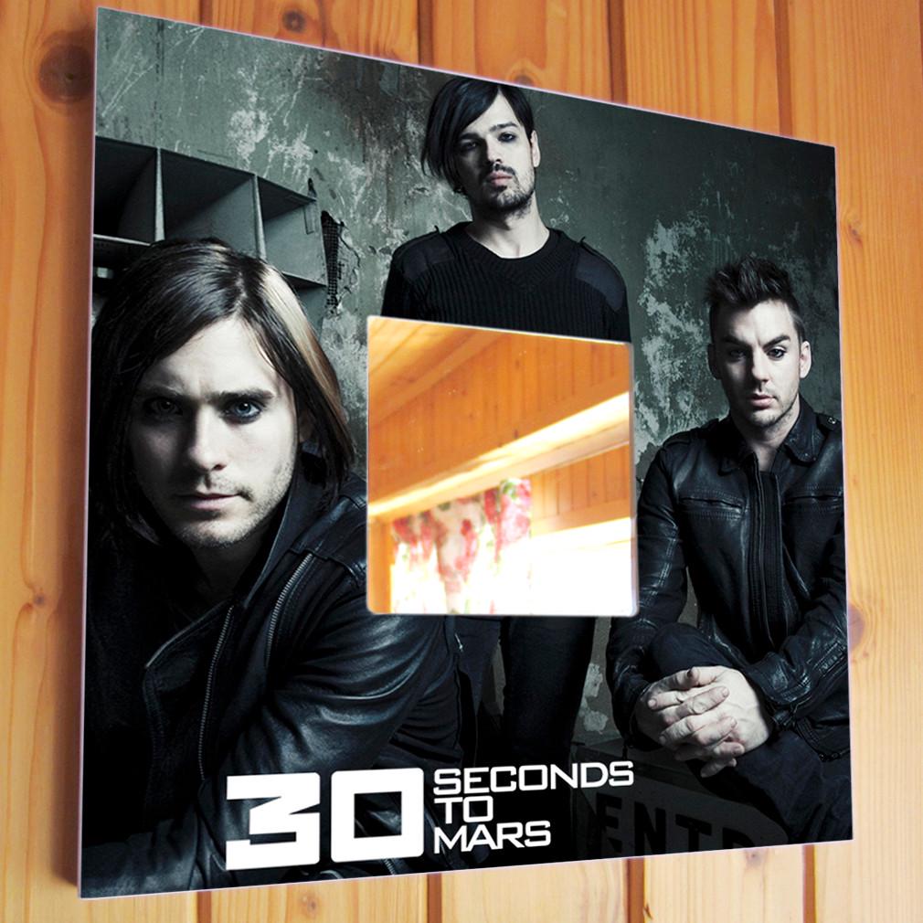 Зеркало декоративное 30 Seconds to Mars 260х260 мм (M03370)