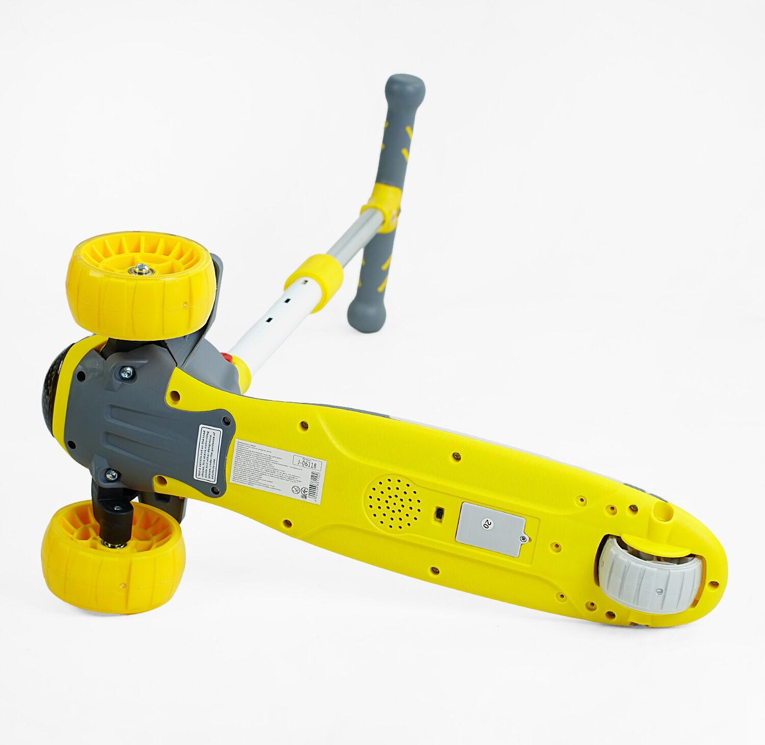 Самокат Skyper J-05026 5в1 Жовтий (17929968) - фото 8