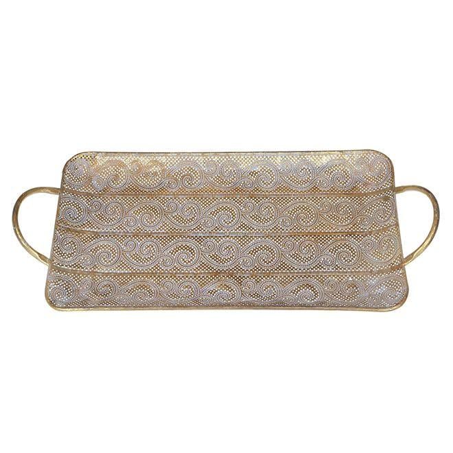 Поднос металлический Flora 55 см (31097)