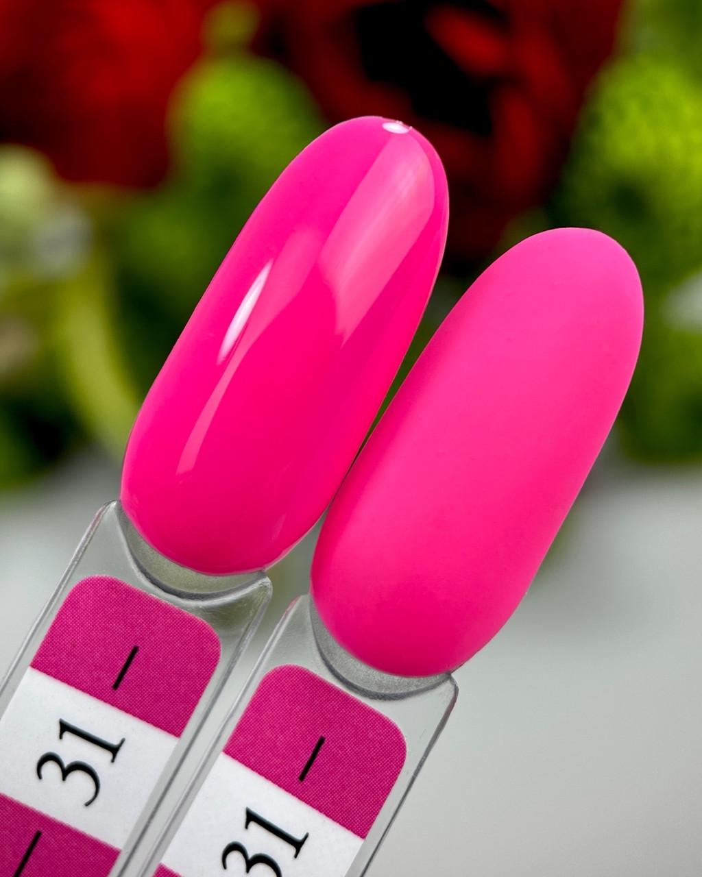 Гель-лак Crooz Gel Polish №31 8 мл Яскраво рожевий
