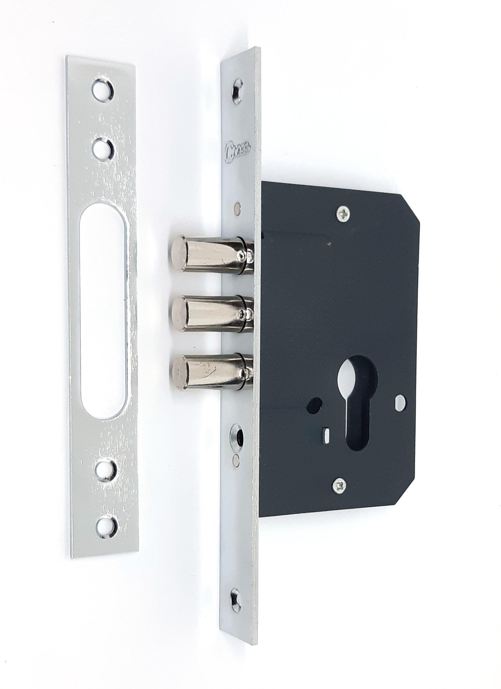 Замок врезной CLASS 189-3M Никель