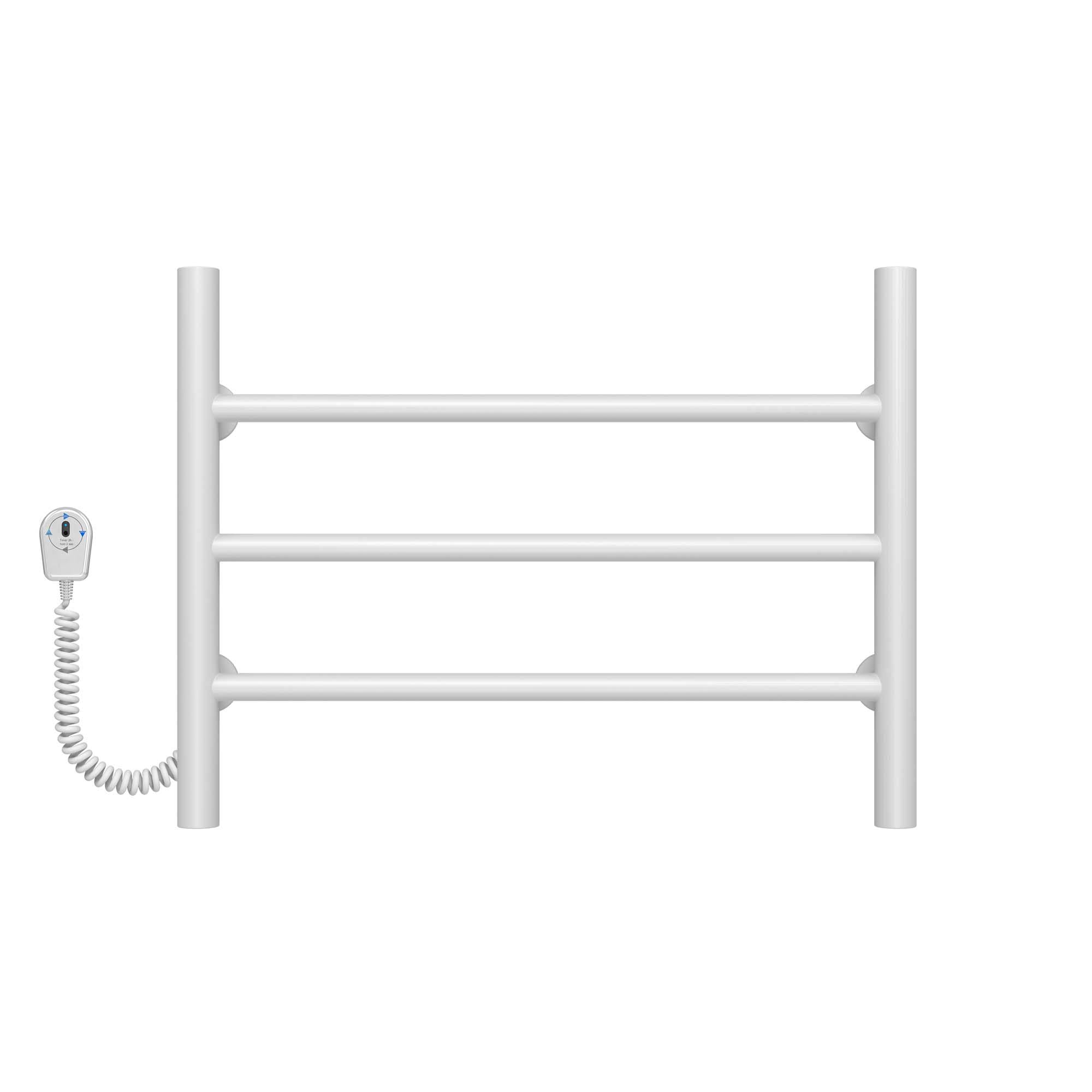 Полотенцесушитель электрический Deffi Орион П3 EF16 левое подключение нержавеющая сталь 500х400 мм Белый (C.OR.40.50.3.EWL5)