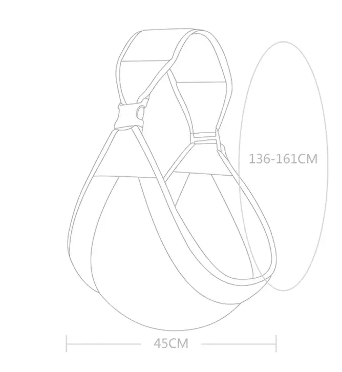 Кенгуру-переноска Baby Sling для новорожденных (00636) - фото 6