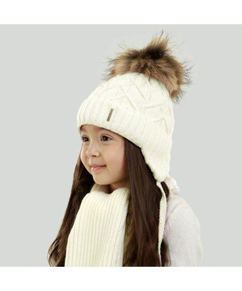 Шапка детская Elf Ханна р. 52 Молочный (OK001752)