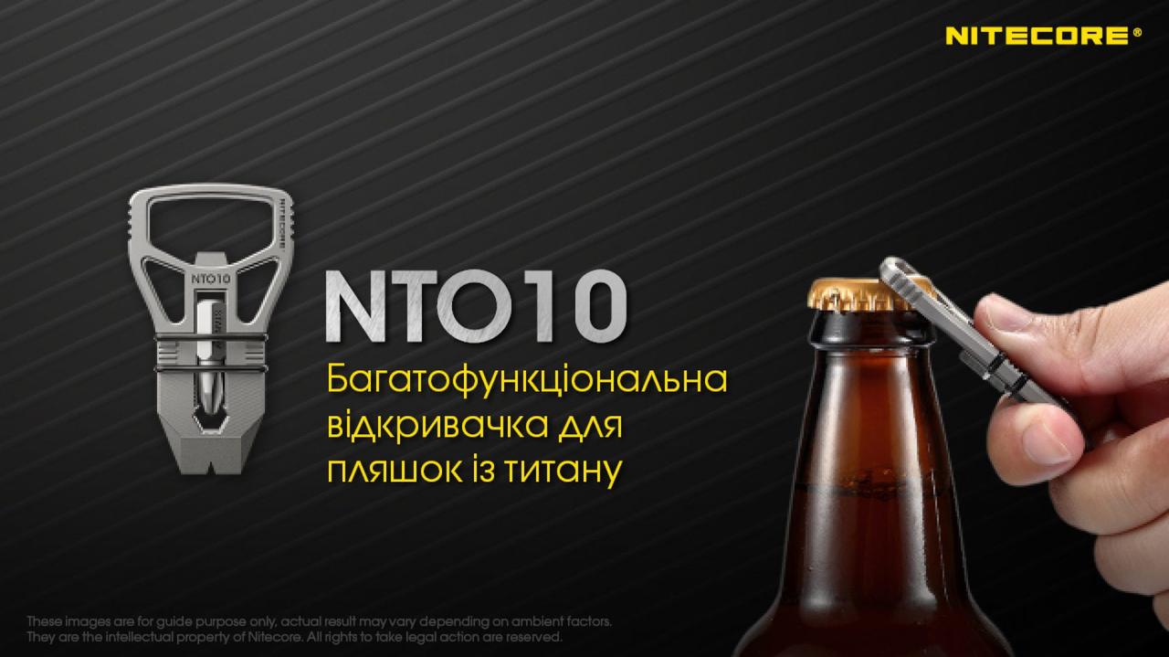 Мультитул титановий Nitecore NTO10 (011212) - фото 3