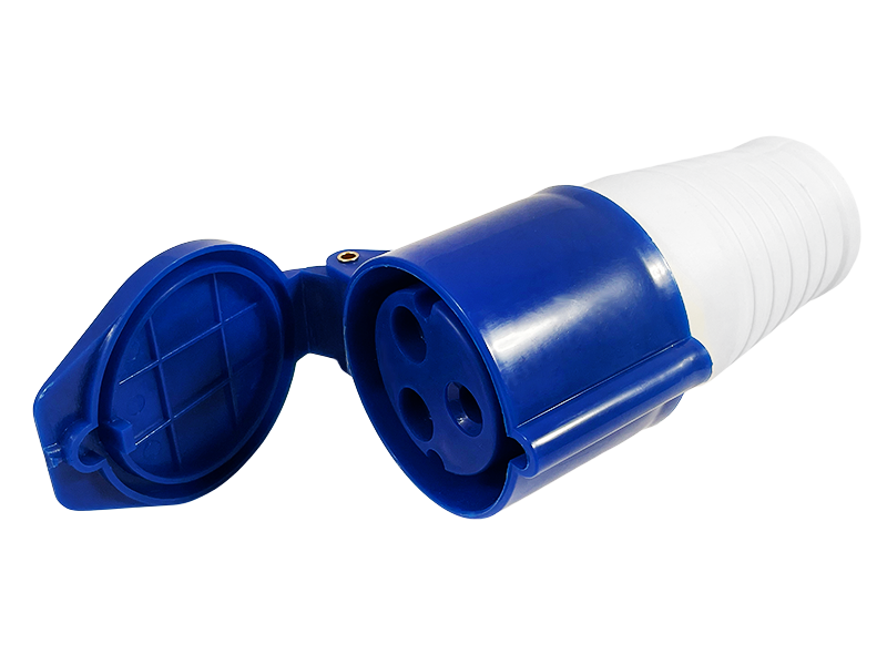 Розетка силовая переносная Lemanso LM2015 2п+н 32A 220-240V IP44 LEE-223 Синий (8613)