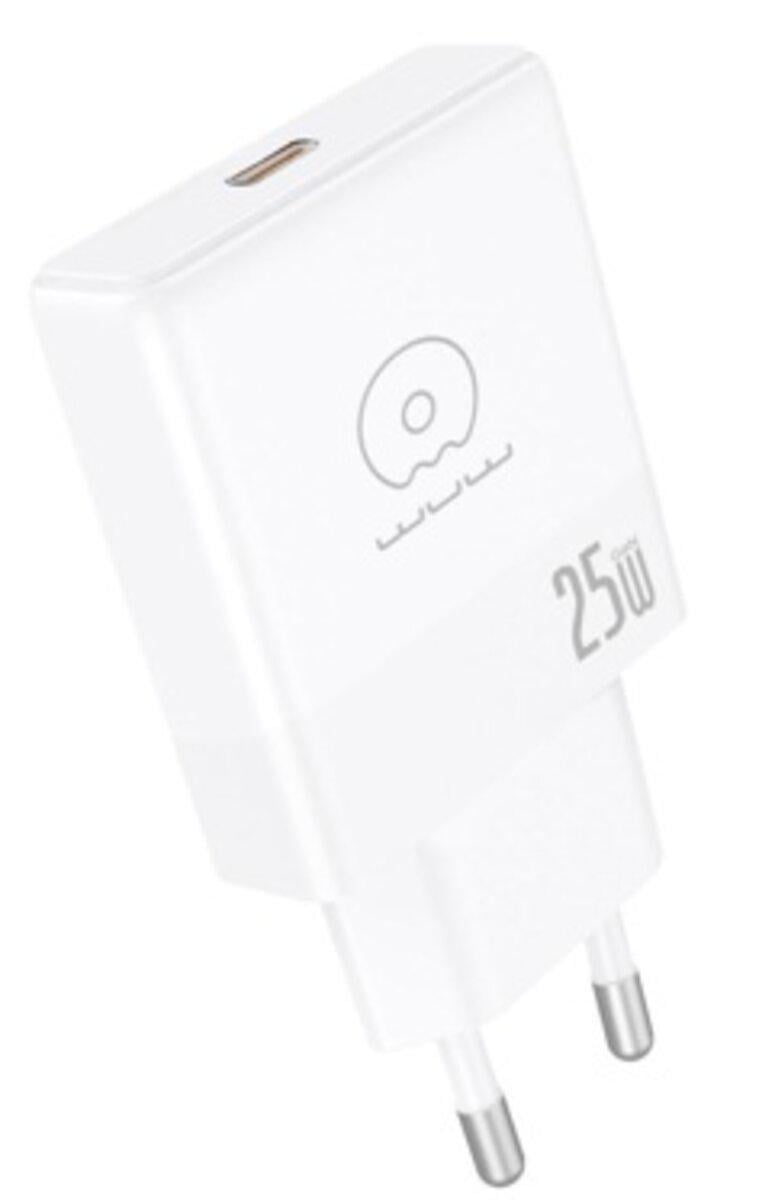 Зарядное устройство для Wuw C216 25W GaN USB-C быстрая зарядка White (623200)