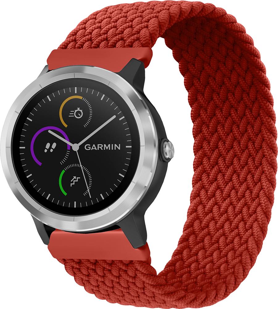 Ремешок Solo Loop для Garmin Vivoactive 3 (145 мм) Red (22234-2D)