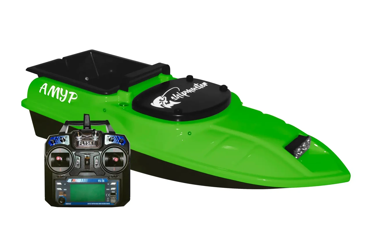 Карповый кораблик Shipmaster "Амур" с автопилотом GPS Зеленый