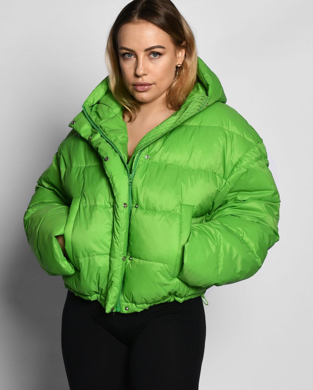 Куртка X-Woyz LS-8919-12 р. 46 Салатовий - фото 2 Куртка X-Woyz LS-8919-12 р. 46 Салатовий - фото 2