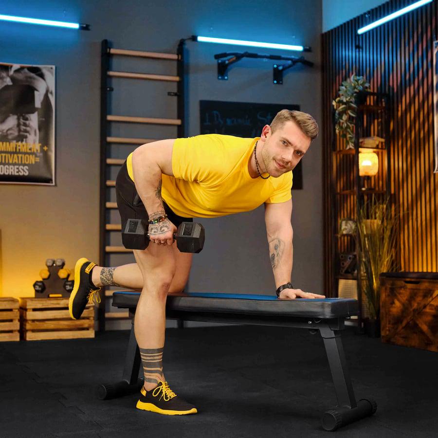 Гантеля шестигранная прорезиненная TREX Sport TX-200RD 20 кг (5193) - фото 13