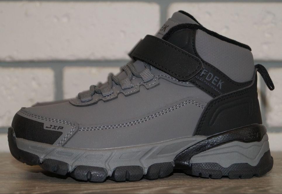 Черевики зимові дитячі BBT kids р. 28 17,5 см Сірий/Чорний (31562-28)