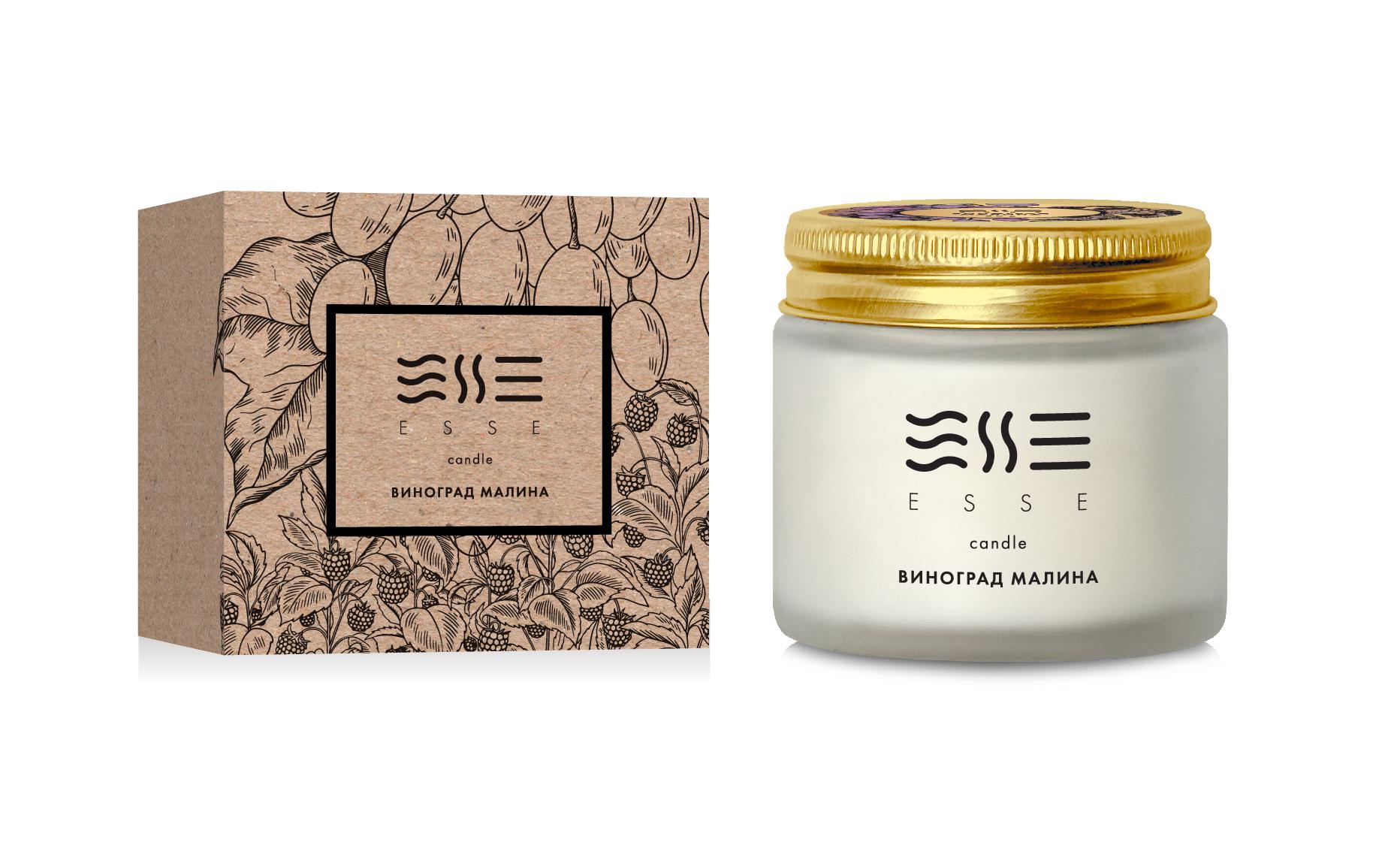 Аромасвечка Esse HOME Виноград/Малина 50 г (32147868) Аромасвечка Esse HOME Виноград/Малина 50 г (32147868)