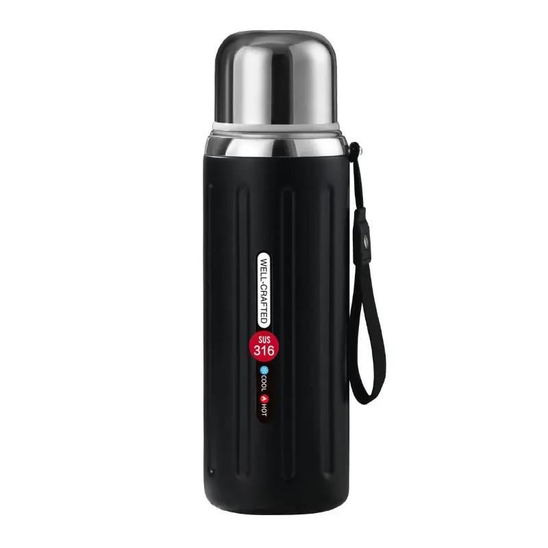 Термос вакуумный для напитков RIAS XL-896 0,6 л Black (3_06169)