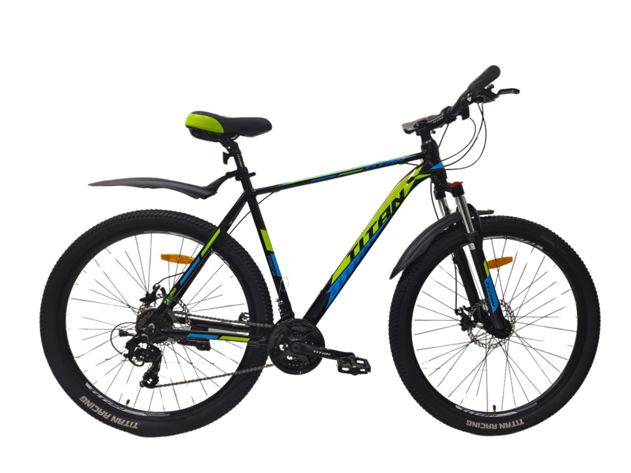 Велосипед Titan Arena 29" 22" Черный/Зеленый (2437703951)