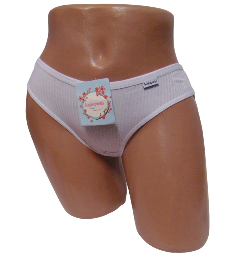 Трусы женские Kokowei 2343 в рубчик L Белый (2059406349)