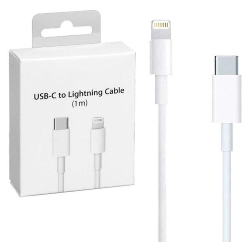 Кабель USB-C to Lightning Cable 1 м Белый - фото 3