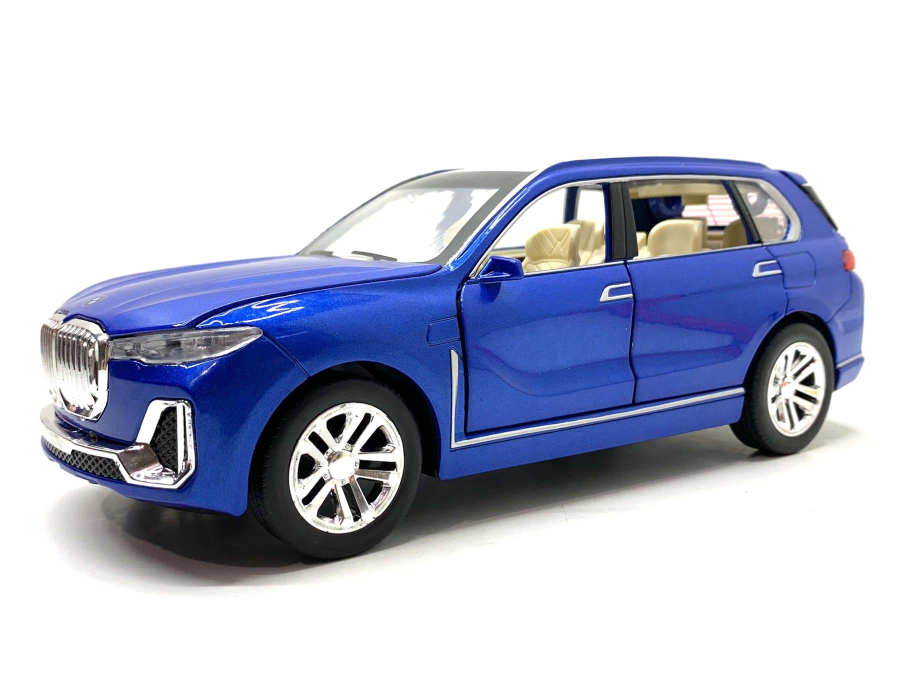 Машинка TK Union Group BMW X7 1:24 звук/свет/инерция/подвижные элементы Синий (GT-05545)