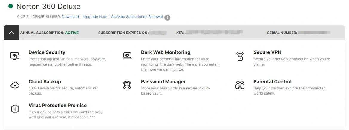Официальный ключ Norton 360 Deluxe 5 devices 1 год (2568043854) - фото 2 Официальный ключ Norton 360 Deluxe 5 devices 1 год (2568043854) - фото 2