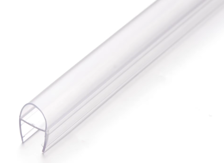 Уплотнитель для душевой кабины силиконовый U-01 под толщину стекла 8 мм (26325502)