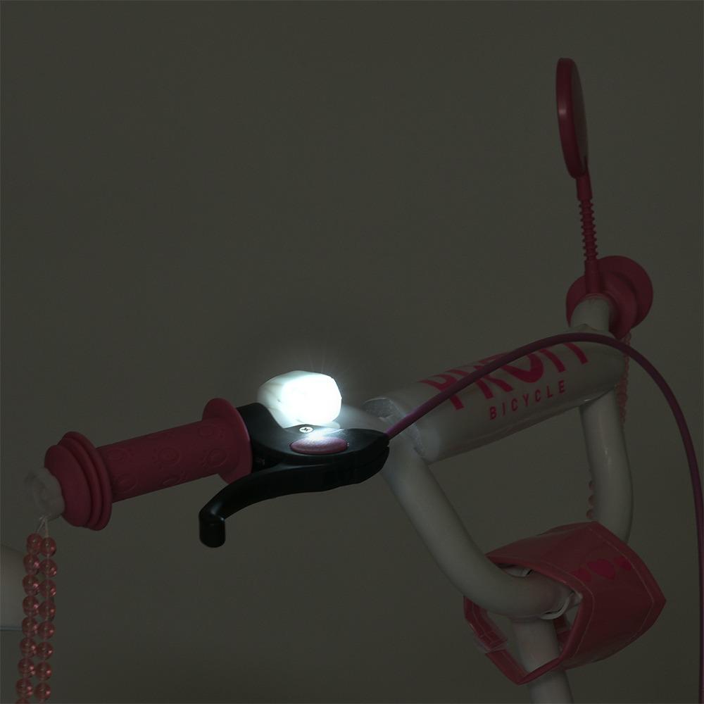 Детский велосипед Profi для девочки 14" с багажником Розовый (MB 14041) - фото 5