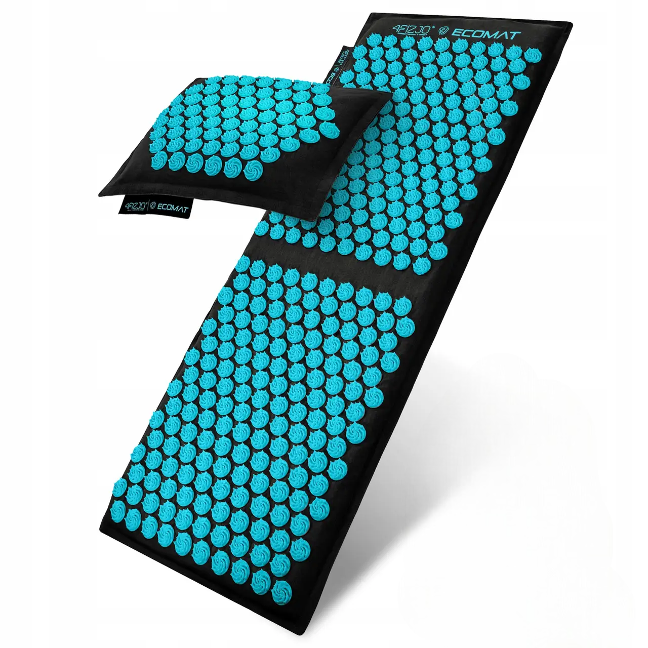 Килимок акупунктурний з подушкою 4fizjo Ergo Mat XL Аплікатор Кузнєцова Black/Blue (P-5907739313874) Килимок акупунктурний з подушкою 4fizjo Ergo Mat XL Аплікатор Кузнєцова Black/Blue (P-5907739313874)