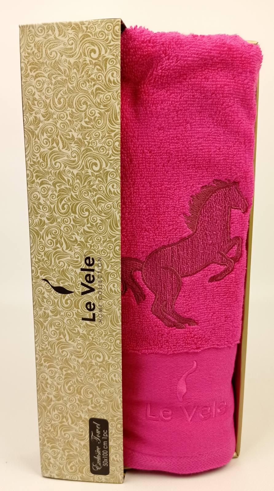 Полотенце Le Vele Horse 50x100 см Fuchsia (CN22668)