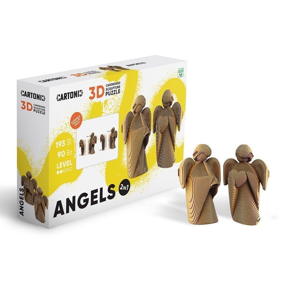 Пазл картонный 3D Cartonic Angels 2 шт. 193 деталей