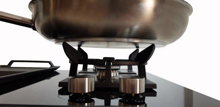 Варочная поверхность индукционно-газовая комбинированная Luxor GI 67 DL Booster + круглая подставка Wog - фото 7