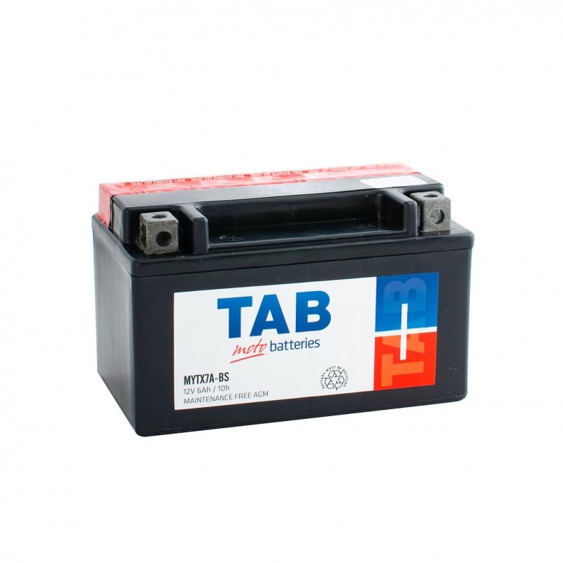 Акумулятор TAB MOTO MYTX7A-BS AGM сухозаряджений 118515 6Ah