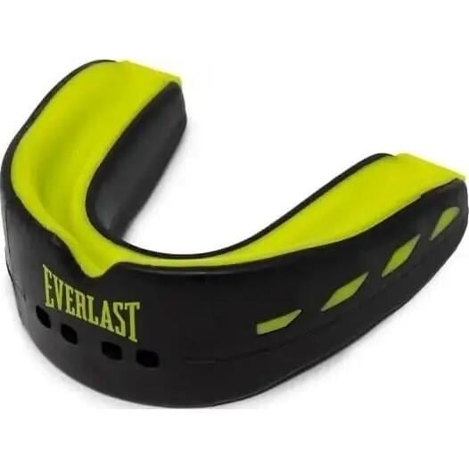 Капа подвійна Everlast EVERSHIELD DOUBLE MOUTH GUARD Чорно-лаймовий (P00003600)