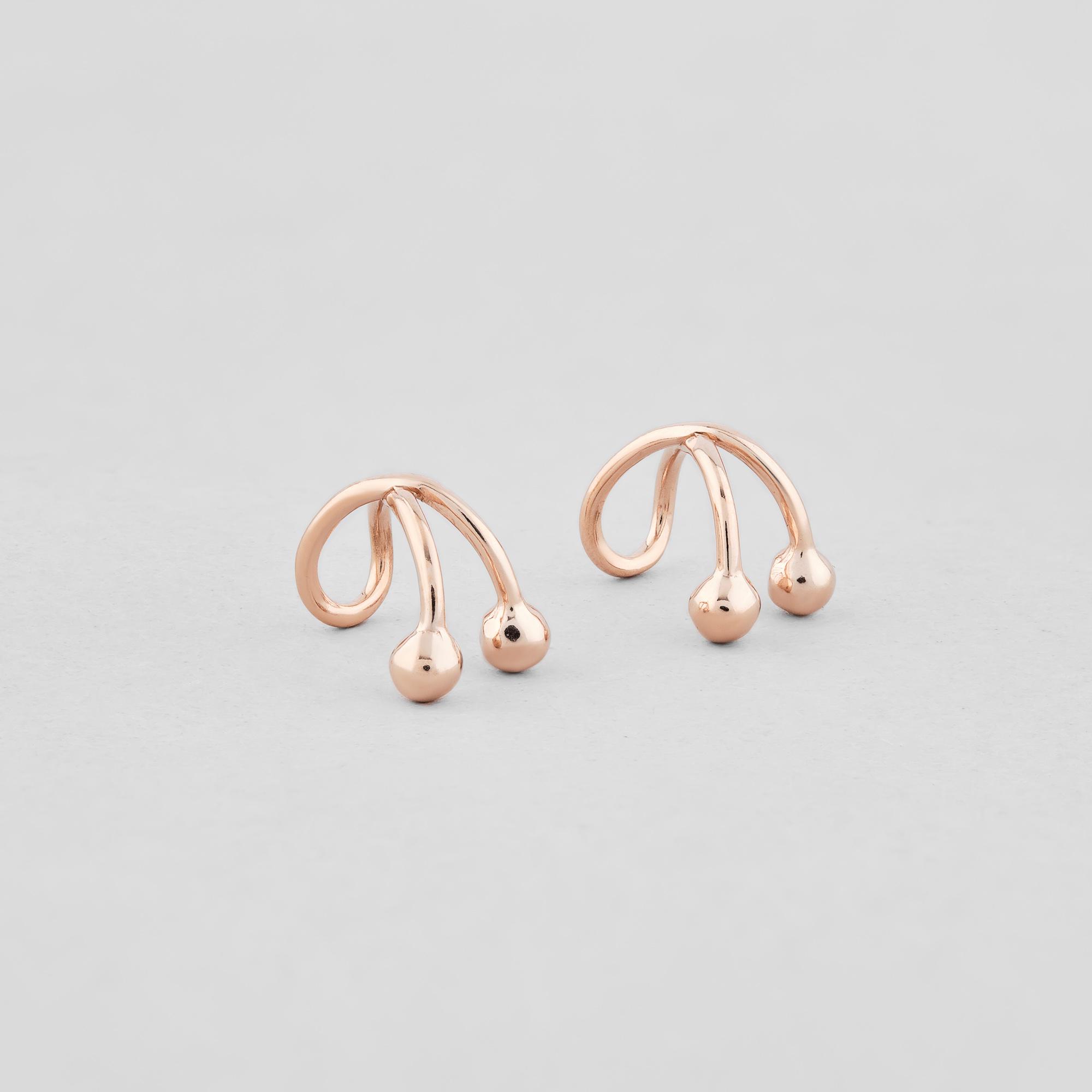 Серьги Каффы дружба (ВС-343з)