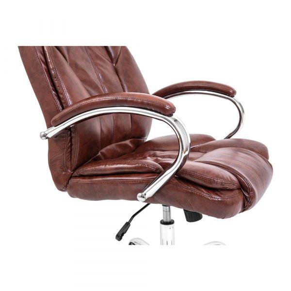 Крісло офісне Richman Гранде Хром М-1 Tilt Коричневий (1634549) - фото 8 Крісло офісне Richman Гранде Хром М-1 Tilt Коричневий (1634549) - фото 8