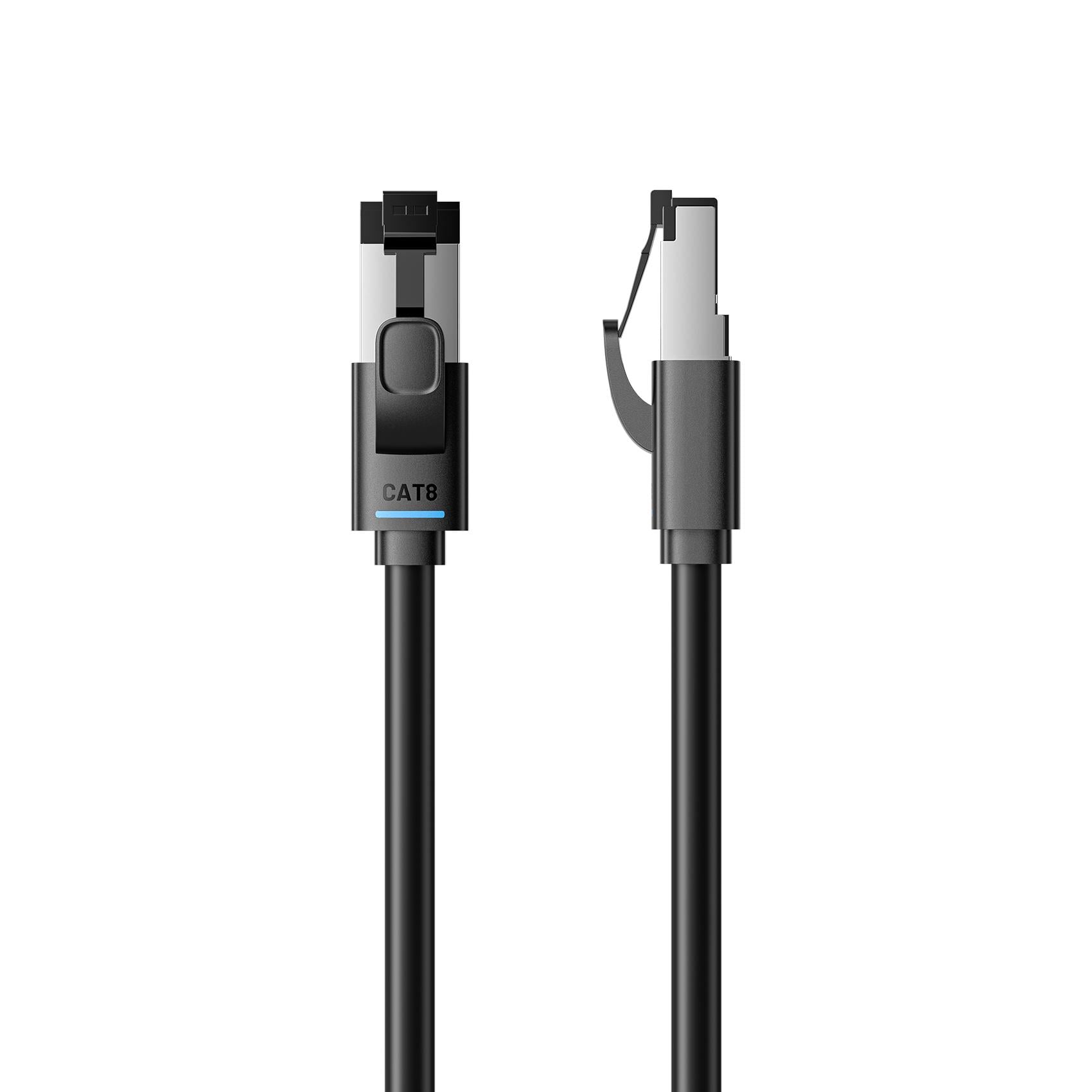 Патч-кабель Ethernet Vention 1 м Cat8 S/FTP RJ45 8P8C на RJ45 8P8C до 40 Гбит/с 2000 МГц медные проводники 26 AWG Черный (IKRBF) Патч-кабель Ethernet Vention 1 м Cat8 S/FTP RJ45 8P8C на RJ45 8P8C до 40 Гбит/с 2000 МГц медные проводники 26 AWG Черный (IKRBF)