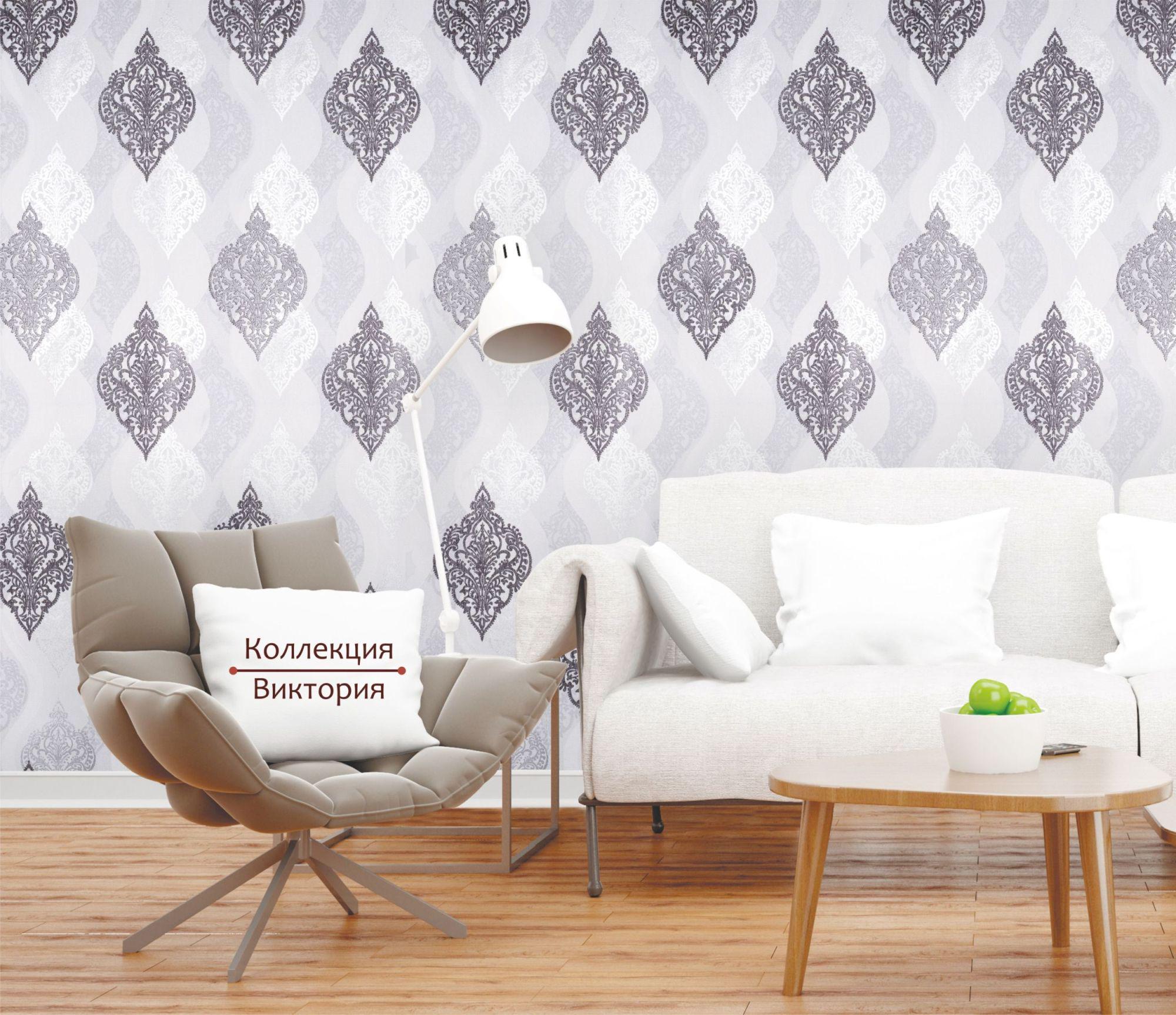 Обои виниловые Crocus Виктория 8594 на флизелиновой основе 1,06 м - фото 2 Обои виниловые Crocus Виктория 8594 на флизелиновой основе 1,06 м - фото 2
