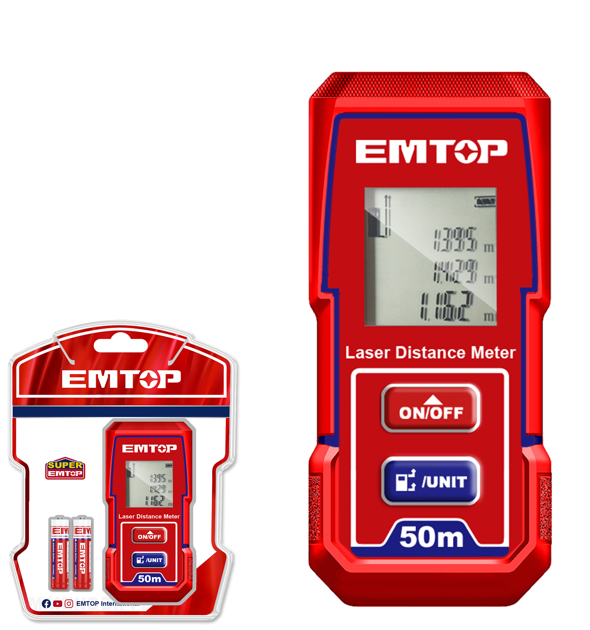 Лазерный дальномер EMTOP ELDD0501 Лазерный дальномер EMTOP ELDD0501