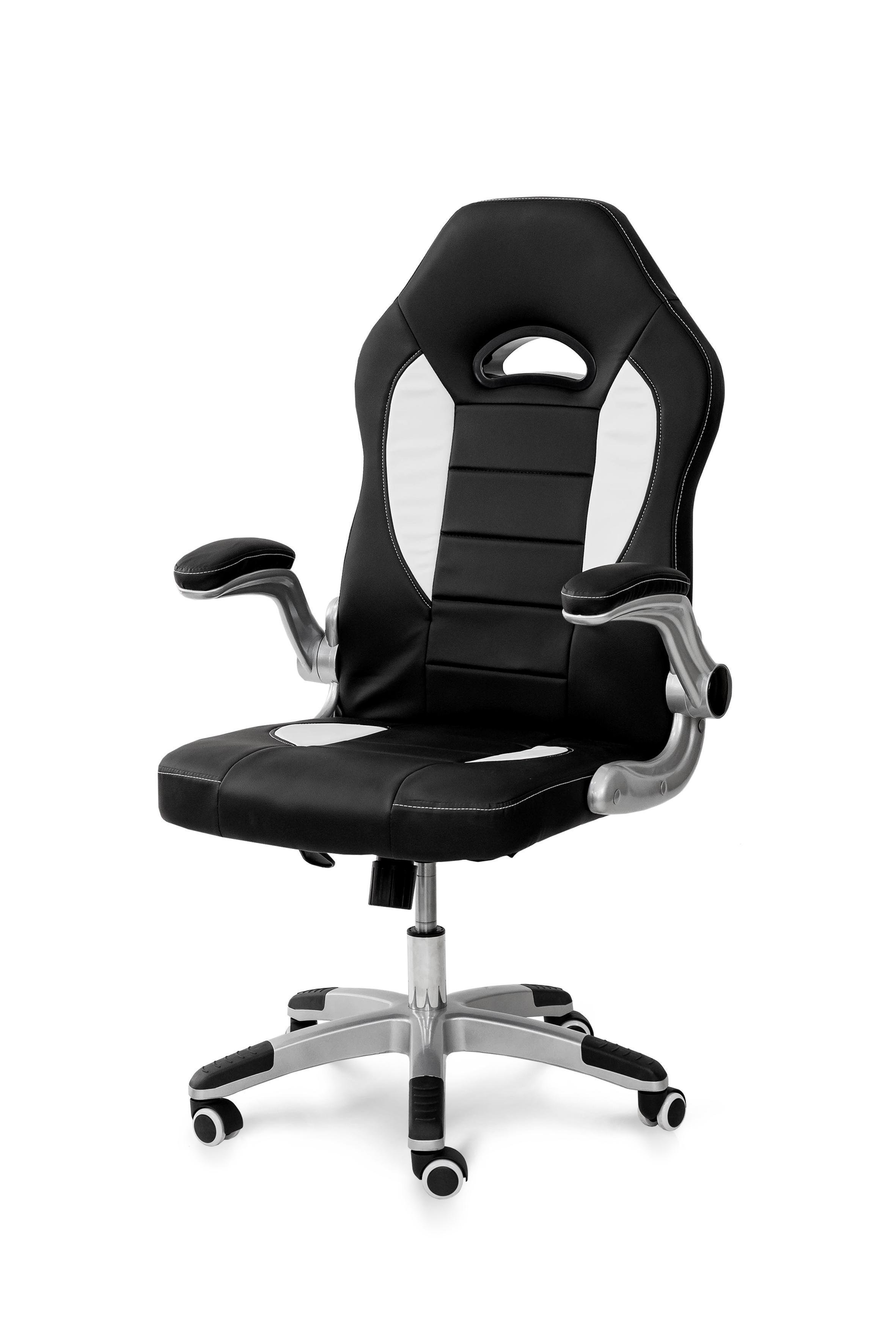 Офисное кресло Мікс Меблі Плей 500x1130x490 мм Черный/Белый (GAА0057066) - фото 2 Офисное кресло Мікс Меблі Плей 500x1130x490 мм Черный/Белый (GAА0057066) - фото 2