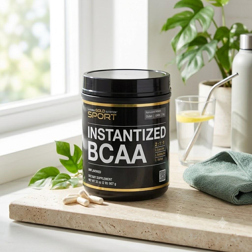 Амінокислоти незамінні BCAA California Gold Nutrition в порошку без смакових добавок 907 г (LKN-01968) - фото 3