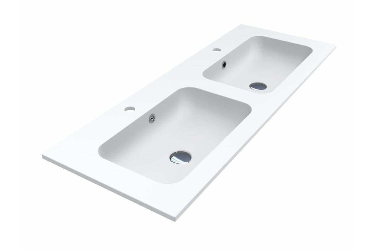 Умывальник Miraggio DELLA 1200-2 MIRASOFT матовый Белый (84051)