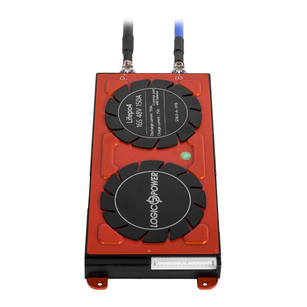 BMS-плата розумна LogicPower 16S для LifePO4 автоматичне балансування Dis 150A/Ch 75A 48V (28810163) - фото 3