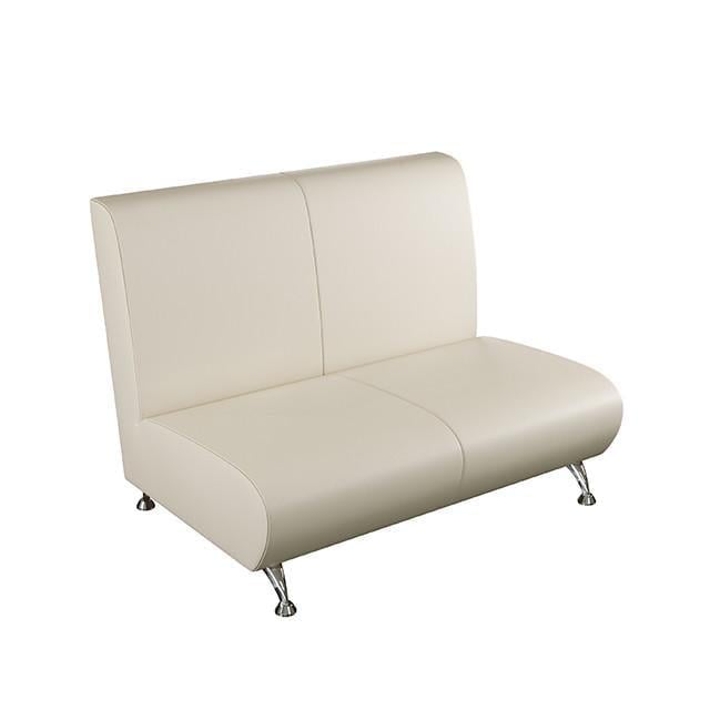 Диван офисный для зоны ожидания Олимп 120 см Слоновая кость (10974с)